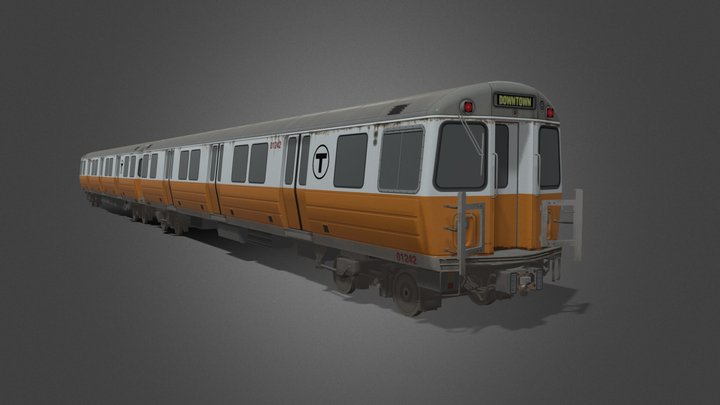 MBTA 01200 Series Metro 3D Model