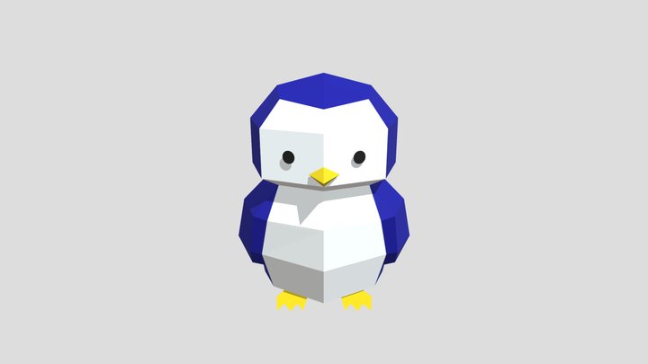 Her Penguin 3D Model