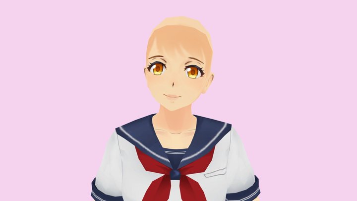 Yandere Simulator Girly Idle Animation 3D Model