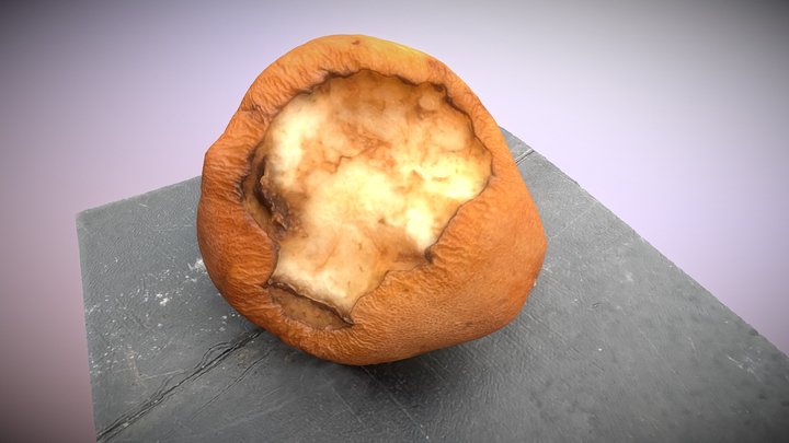 Physically scanned Rotten Pear: (raw scan) 3D Model