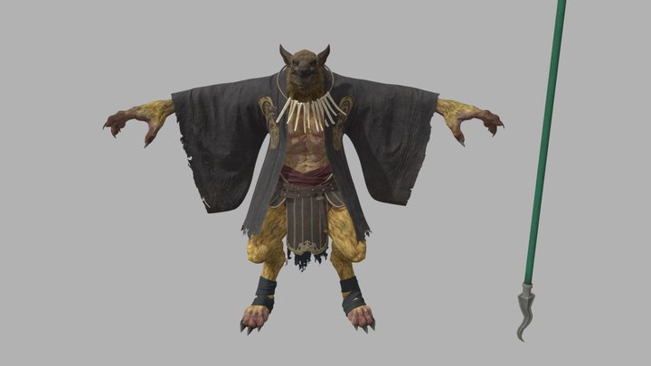 Black Myth: Wukong - Huang Feng Da Sheng[Static] – Gratis 3D-model STL