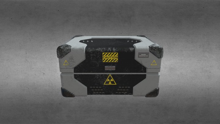 Game Scifi Box 3D Model