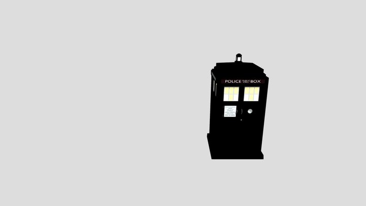 10th Doctor Tardis 3D Model