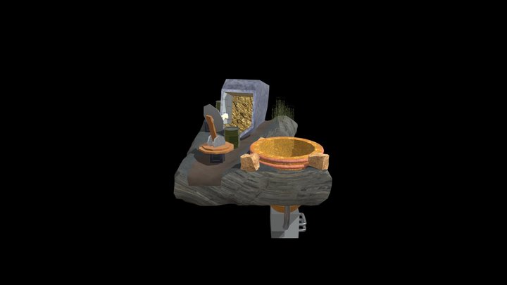 Deep Space Blues 3D Model