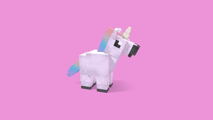 Unicorn pet (Minecraft) 3D Model