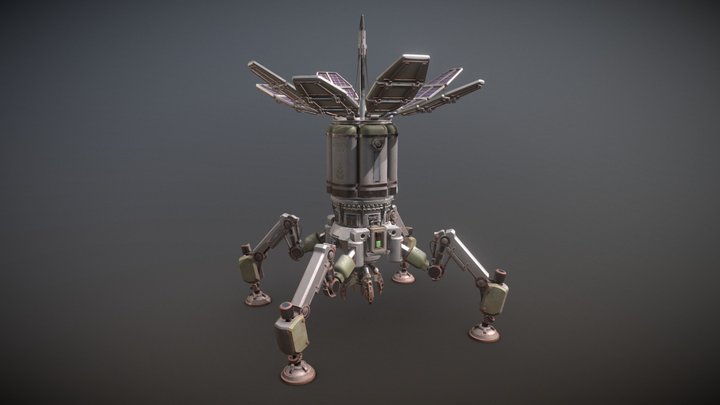 Martian Terraformer 3D Model