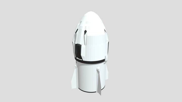 SpaceX Crew Dragon 3D Model