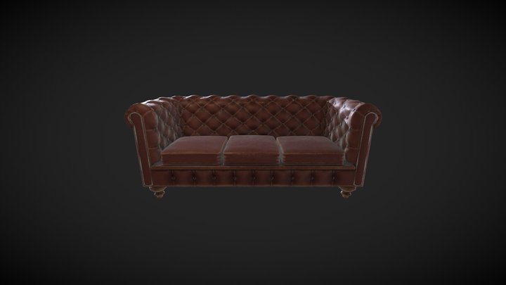 Chesterfield Sofa 3D Model