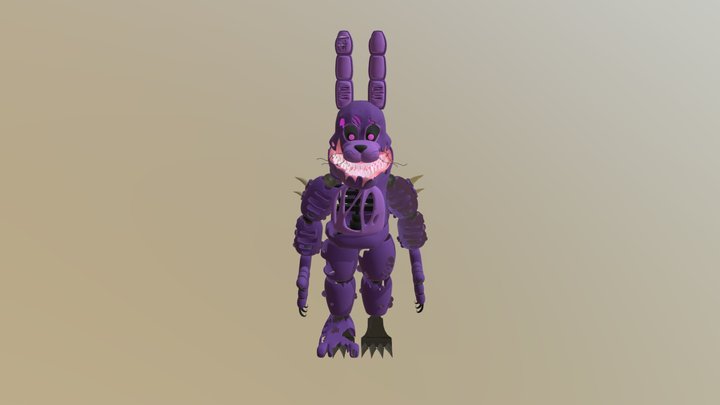 Twisted Bonnie 3D Model