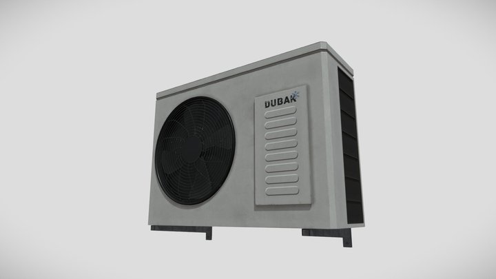 Air conditioner PBR Game Ready Low-poly 3D model 3D Model