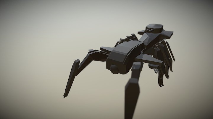 Spidertank Concept 3D Model