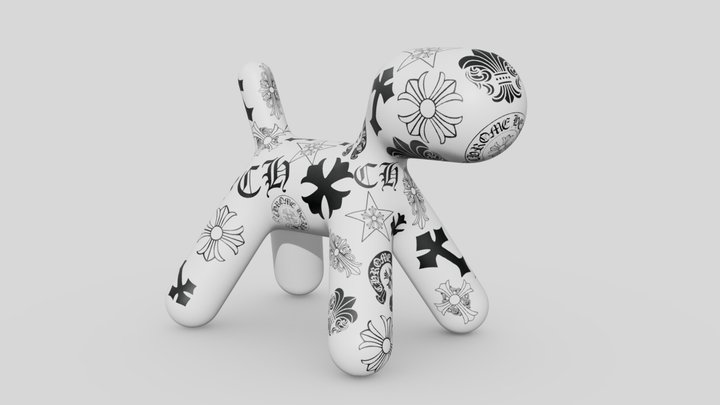 Magis Puppy X Chrome Hearts 3D Model