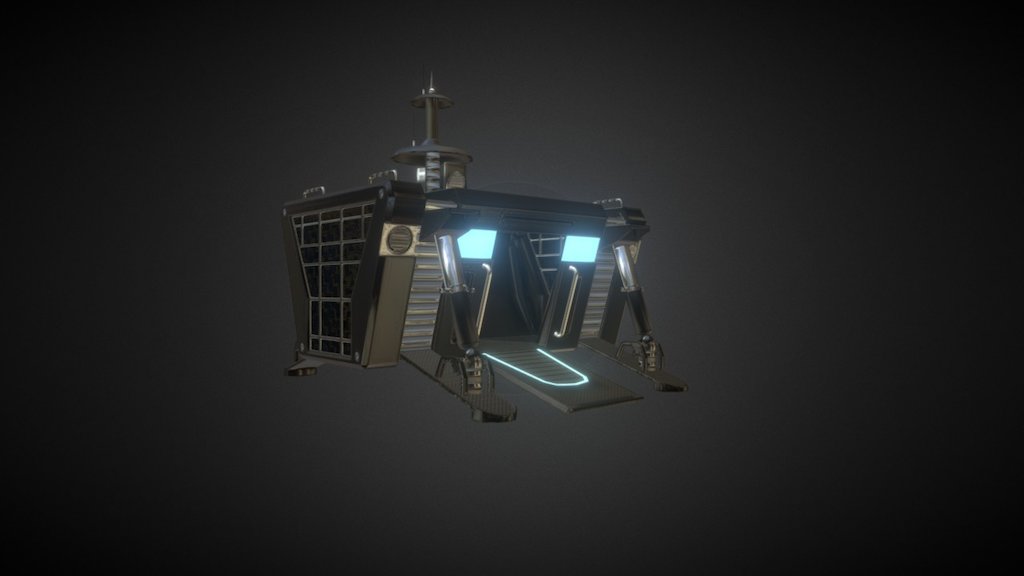 Sci-Fi Barak — Sketchfab embed 3D viewer