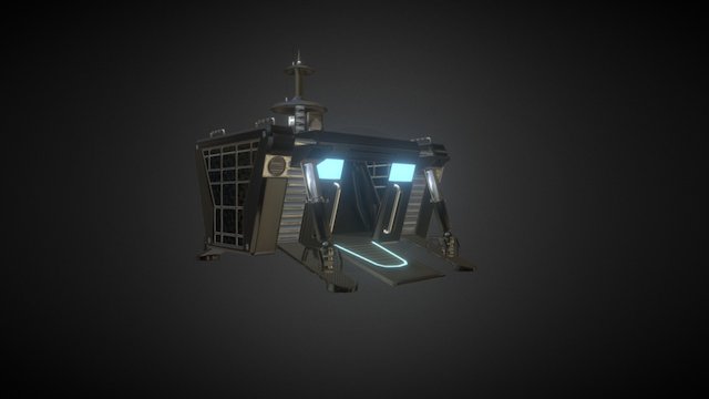 Sci-Fi Barak 3D Model