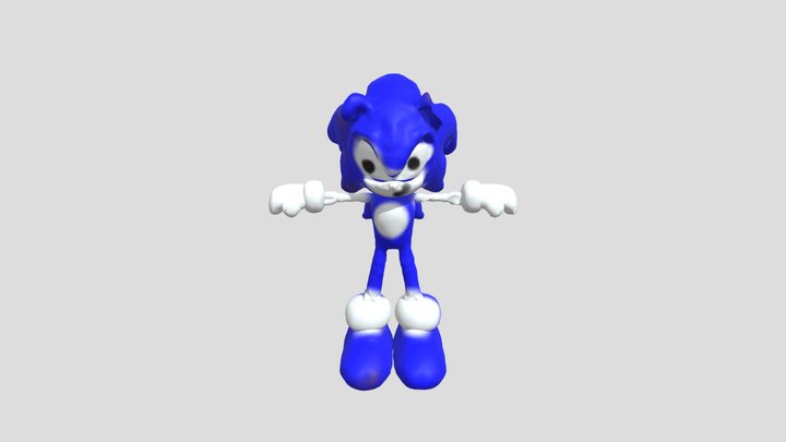 SoNiC cRaZy 3D Model
