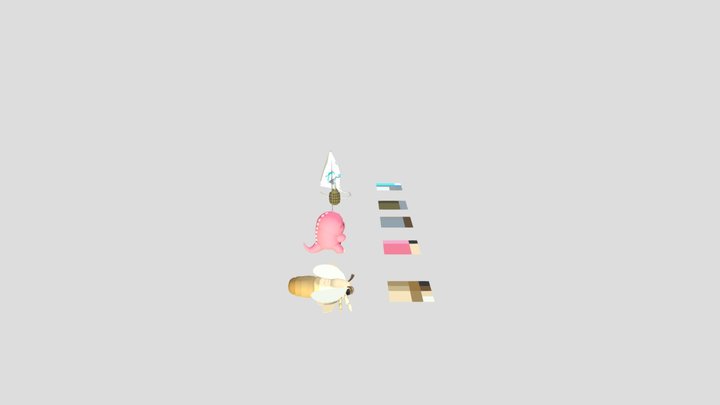 Coloring - XYZ School 3D Model