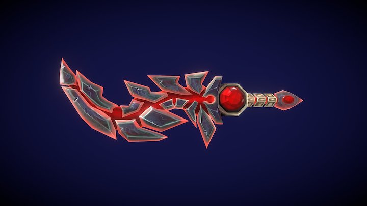 Vampire Dagger 3D Model