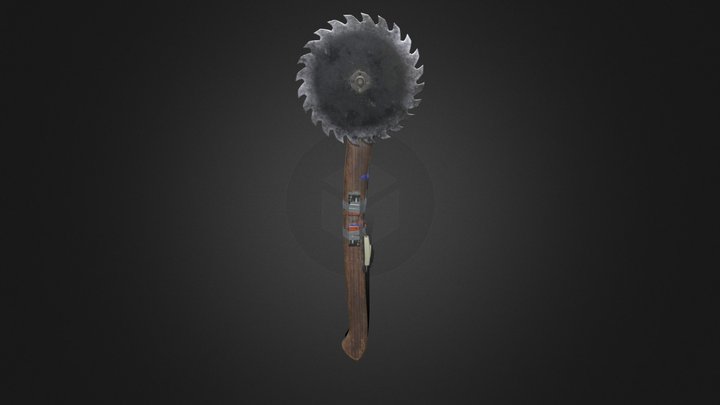 Axe saw 3D Model