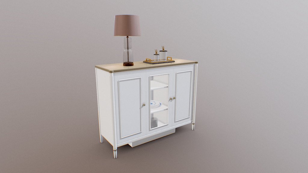 European style dining cabinet