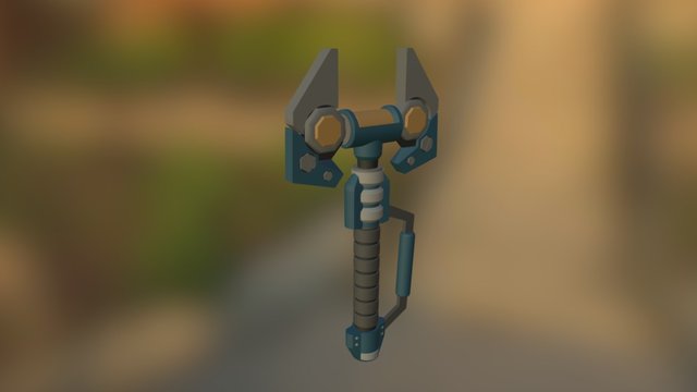 Ratchet and Clank Wrench 3D Model
