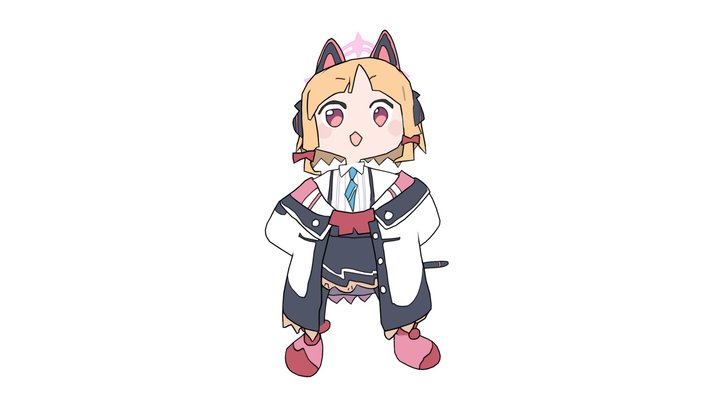 Saiba Momoi 3D Model