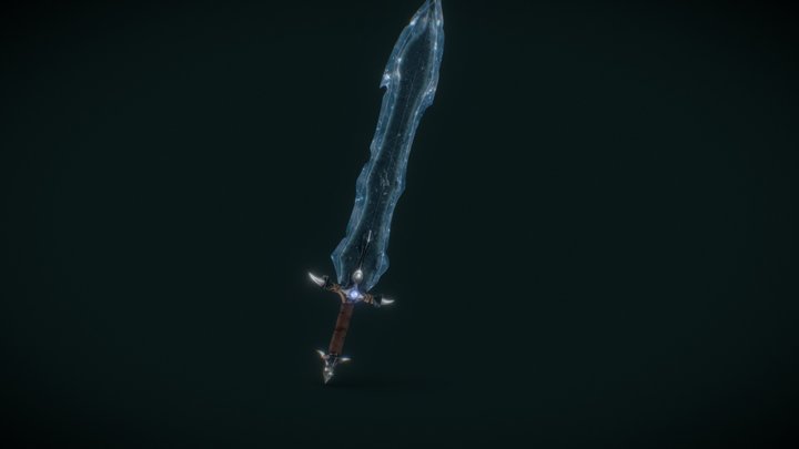 Frost Sword 3D Model