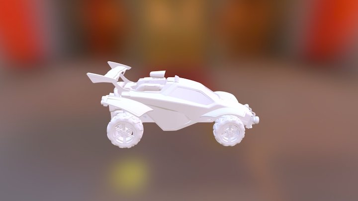 Octane Rocket League Car 3D Model