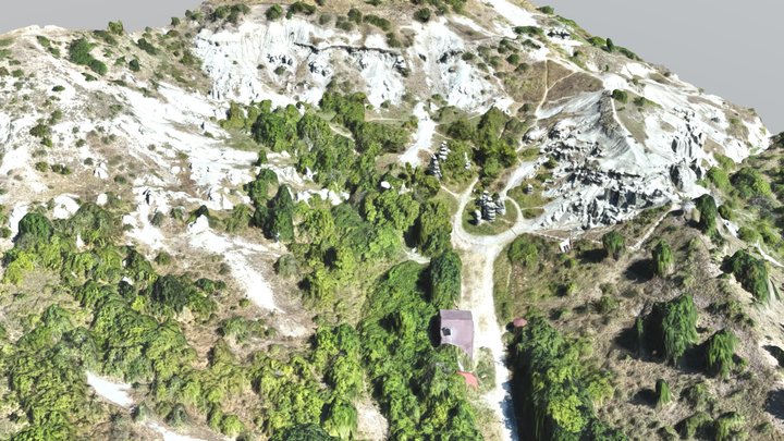Earth pyramids in Kuklica, North Macedonia 3D Model