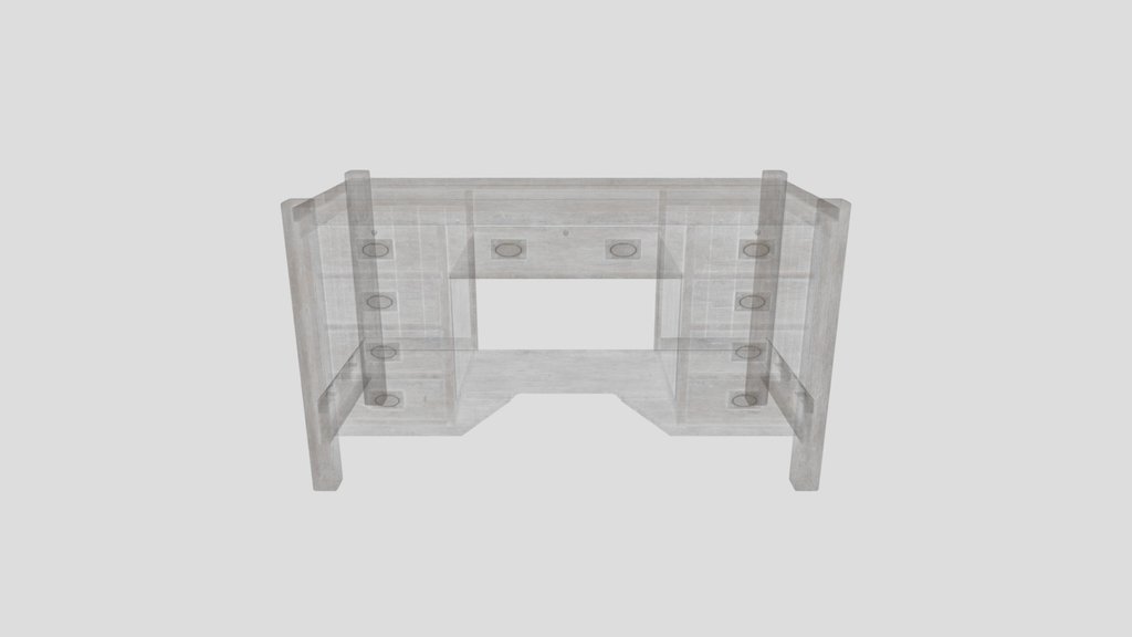 Late 1800s Mission Style Office Desk
