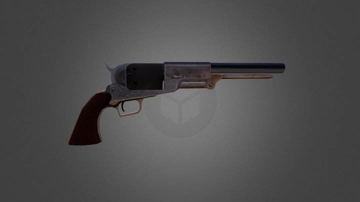 Colt Walker 3D Model