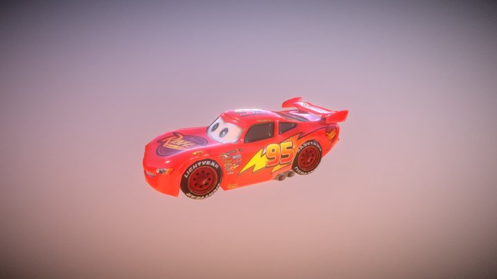 Mc Queen With Environment 3D Model