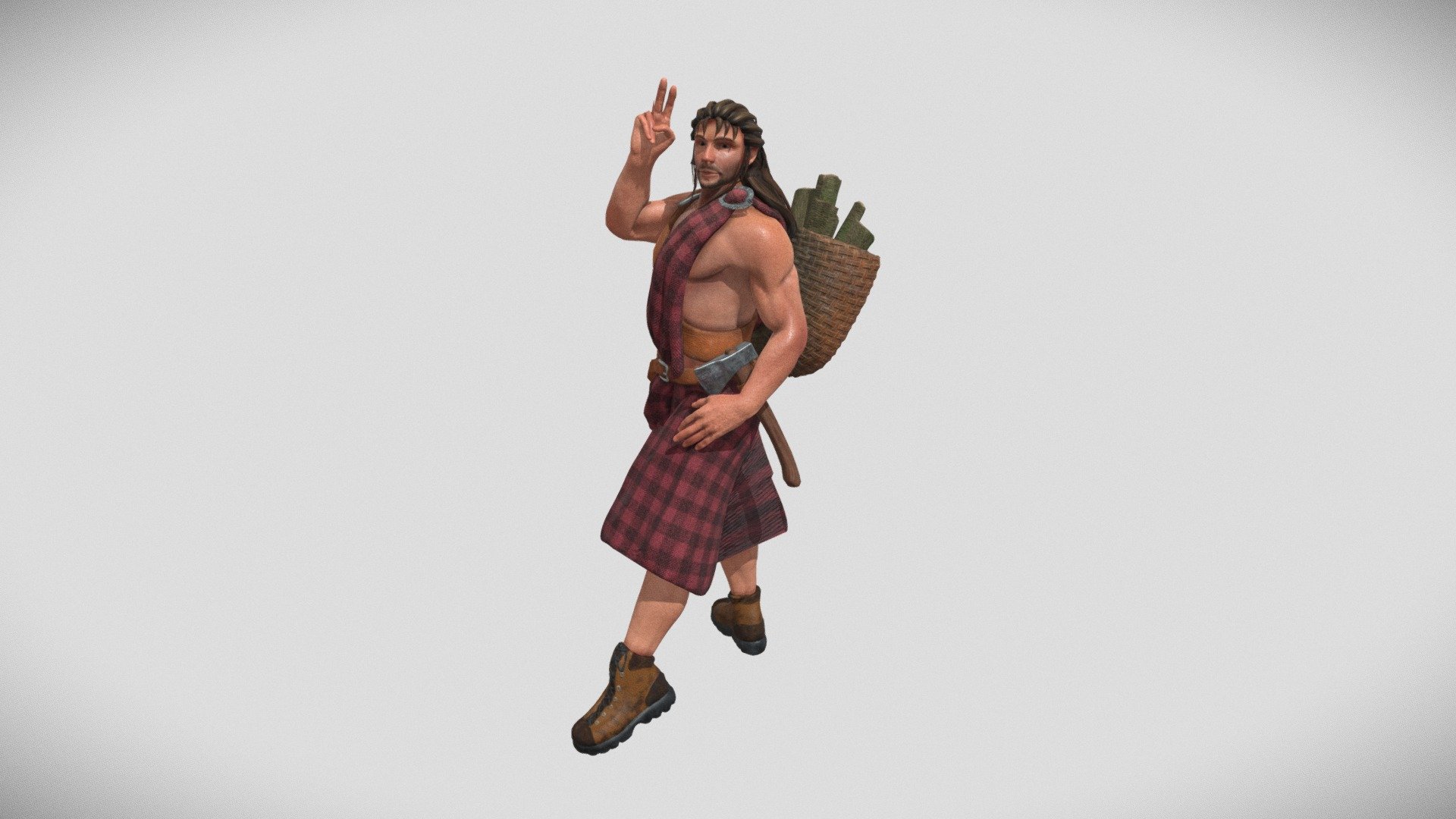 Lumberjack Sailor Moon's pose
