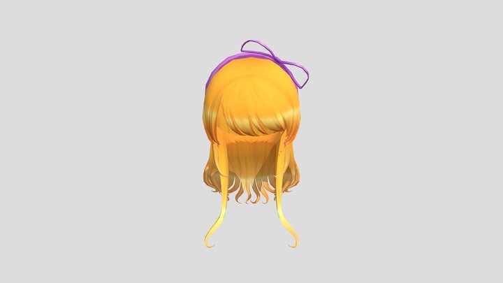 RaibaruHairLong 3D Model