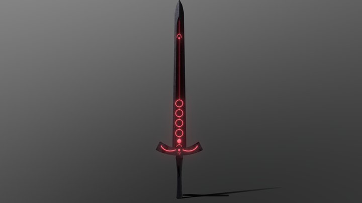 Excalibur Morgan (Saber Alter Sword) FATE 3D Model