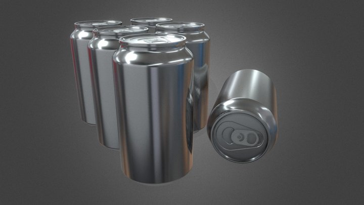 Soft drink cans for Mock Up Rendering 3D Model