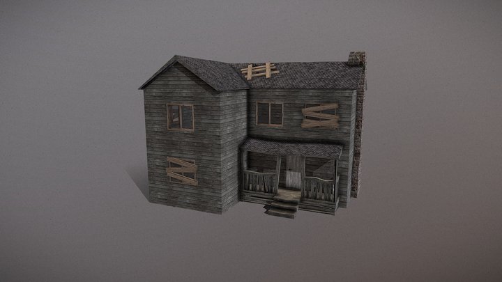 Abandoned House 3D Model