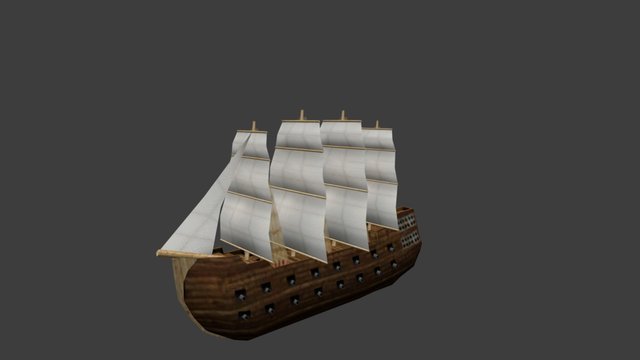 Sail Boat 05 3D Model