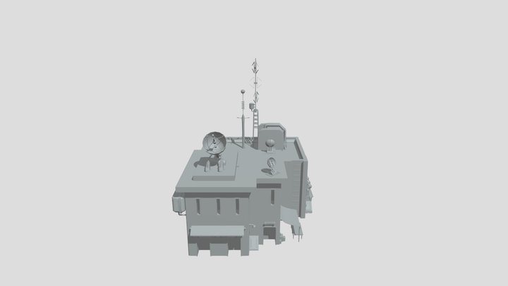 Detailed Building 3D Model