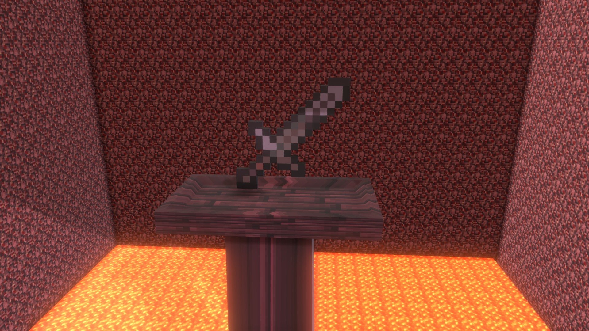 Minecraft Netherite Sword Download Free 3D Model By H8pitts c8791f7