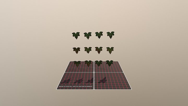 prop_ivy_leaves 3D Model