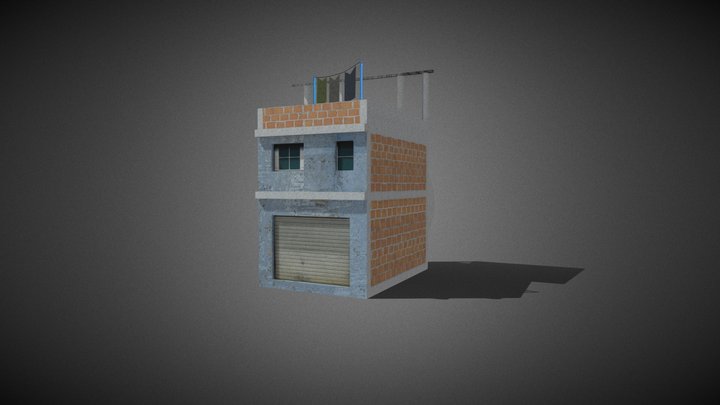 Favela brasileira 2 3D Model