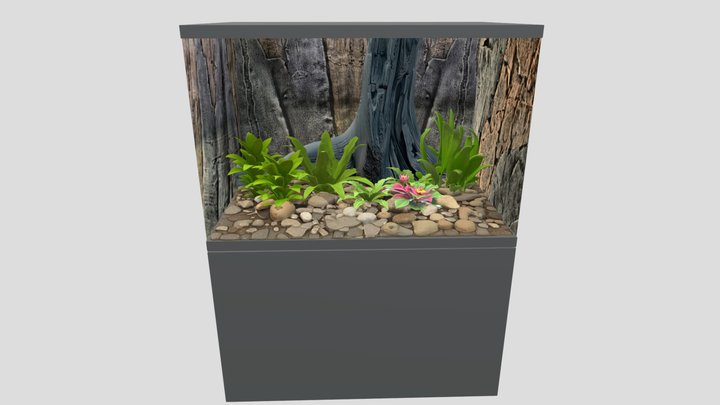 Complete aquarium with BackToNature bg – Modelo 3D gratuito STL
