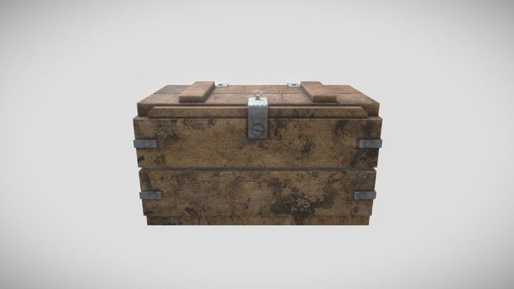 Old Weapon Box 3D Model