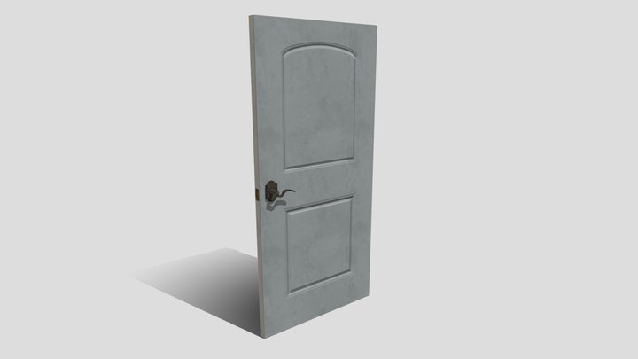 Generic-Door-01_LowPoly 3D Model