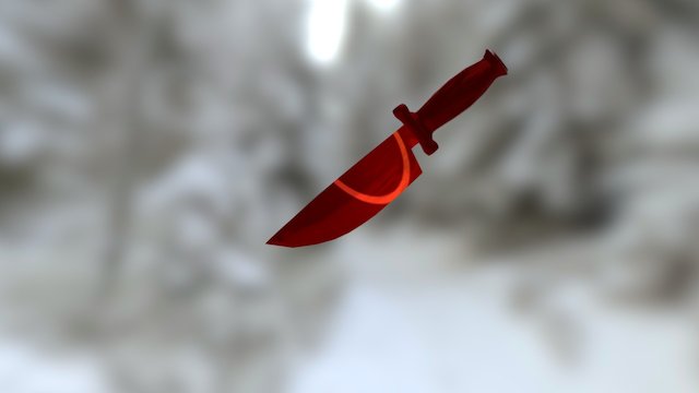 Real Knife-undertale 3D Model