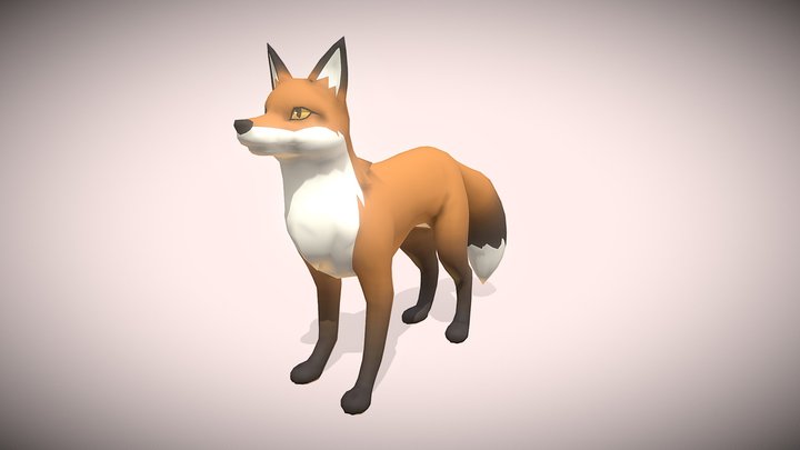 アカギツネ 3D Model