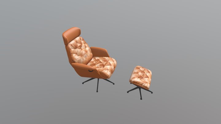 Sofa Chair 01 3D Model
