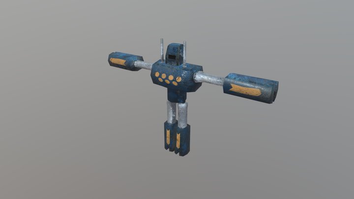 Cartoon Character 3D Model