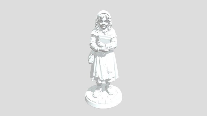 The Little Scholar – Vintage Girl Figurine