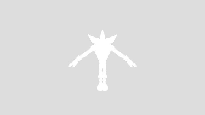 Crash Bandicoot white prototip edition 3D Model